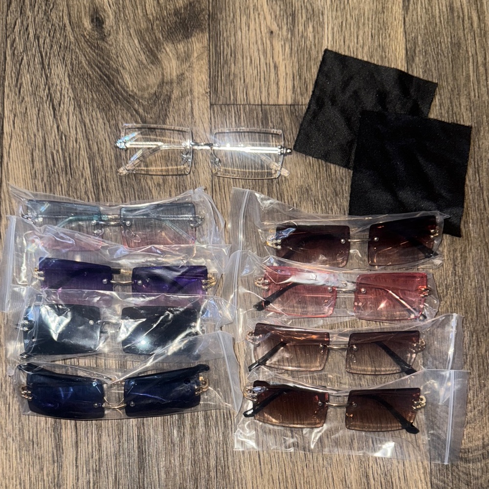 🕶️Stylish Rectangular Sunglasses Set🕶️